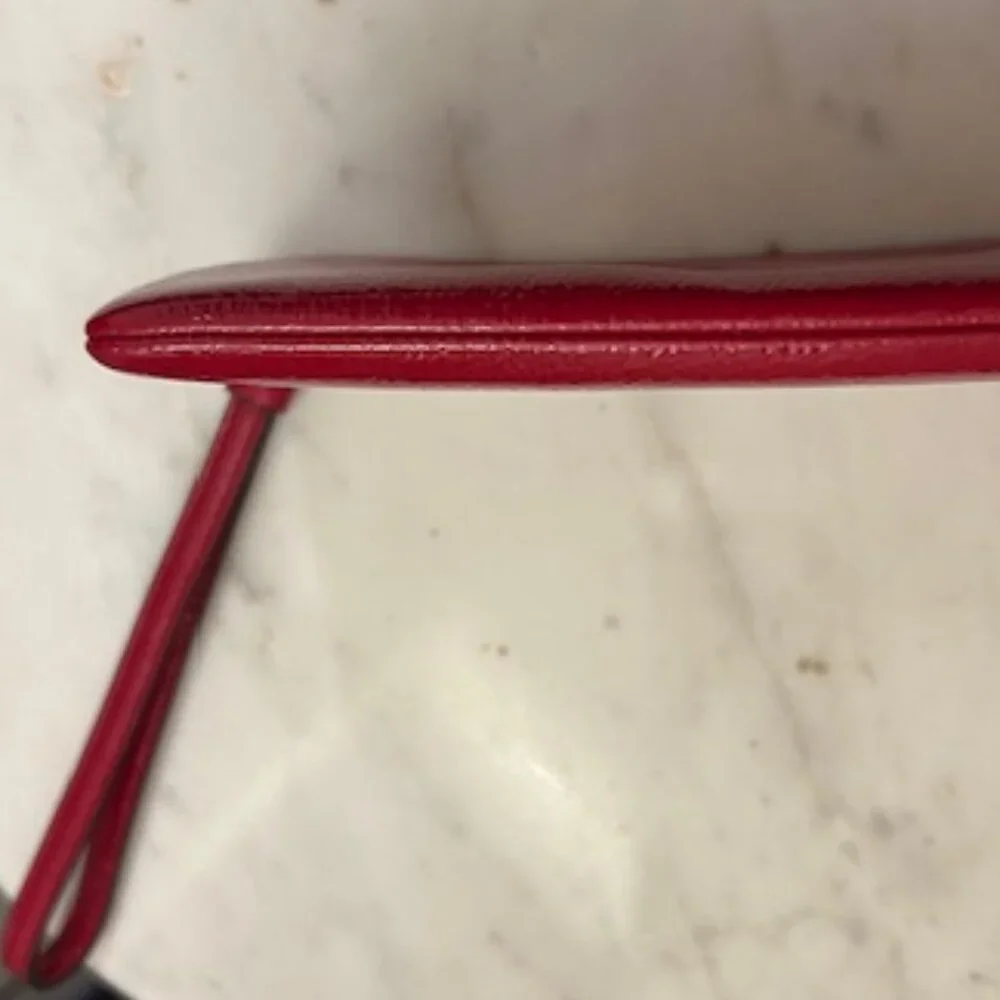 NWOT Coach wristlet Red Key & Card Holder PLUS compact mirror